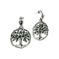 Orecchini Bottega Boccadamo Donna Albero della vita in Argento BOR063V - BOR063V